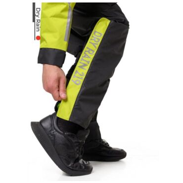 Starks Дождевые брюки мужские Dry Rain DR 219 Серый Салатовый - миниатюра 1