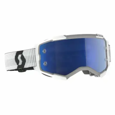 Scott Очки Fury white blue chrome works - миниатюра 1