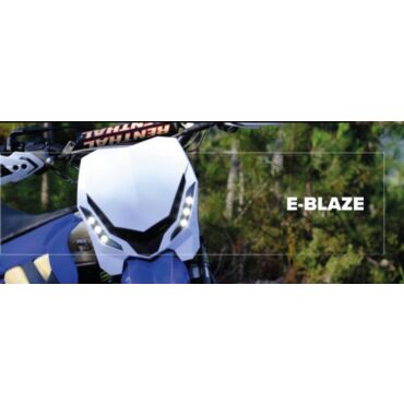 Фара универсальная диодная Polisport E Blaze 6 LED (белая черн.) - миниатюра 1