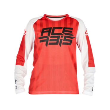 Acerbis Джерси детское MX J WINDY FIVE KID VENTED Red White - миниатюра 1