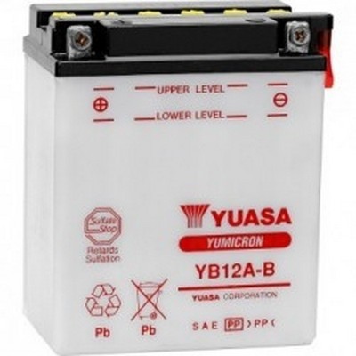 YUASA АКБ аккумулятор YB12A B
