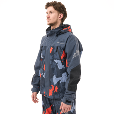 Dragonfly Мембранная куртка Quad 2.0 Man 2025 Grey - Orange Camo - миниатюра 1