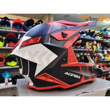 Шлем кроссовый Acerbis X TRACK 22 06 черно красный - миниатюра 1