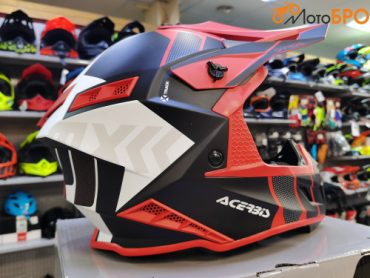Шлем кроссовый Acerbis X TRACK 22 06 черно красный