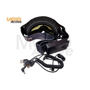 Очки снегоходные с магнитной линзой и подогревом AiM (PRO) 31 104 Accu Heated Black Glossy - миниатюра 1