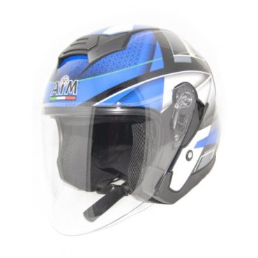 AiM Шлем JK526 Blue Grey Black