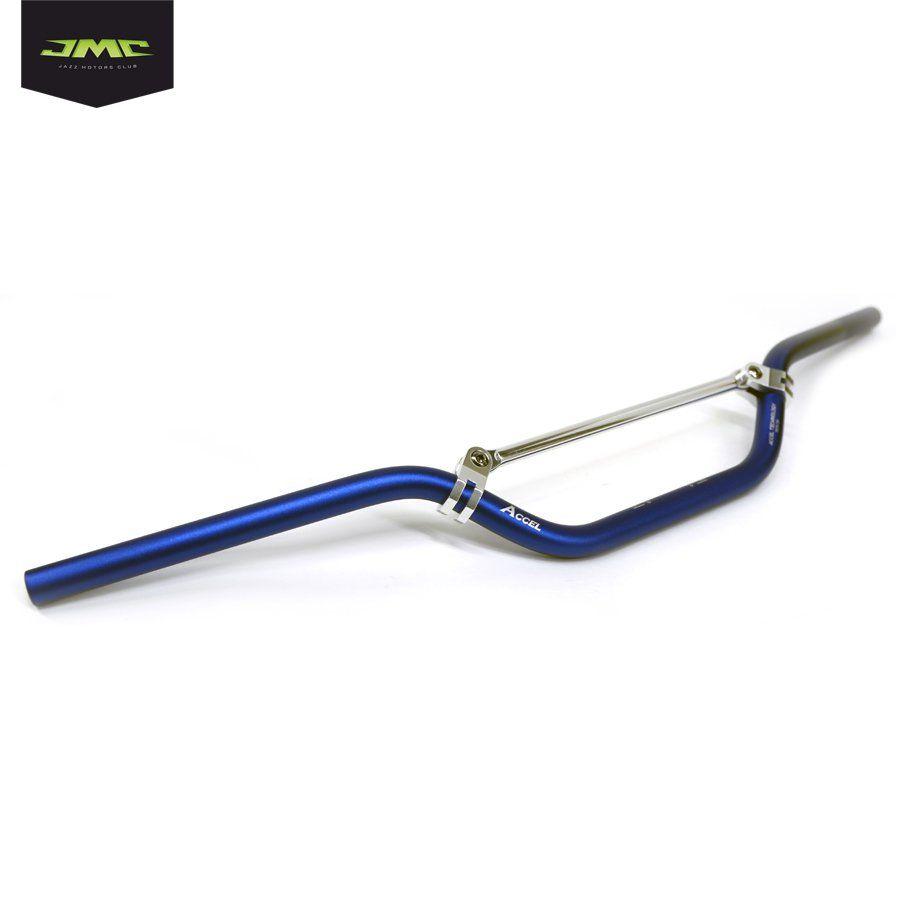 Руль Accel SH 07 22.2 мм. Kawasaki высокий blue