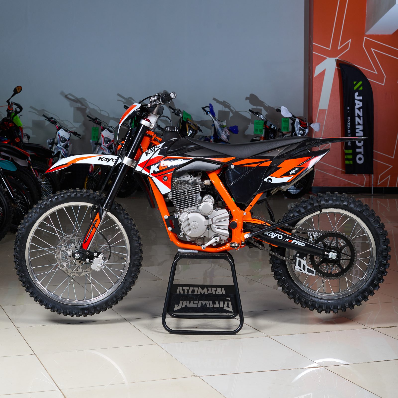 Мотоцикл кроссовый KAYO K2 PRO 21 18 (2024 г.) - фото 1