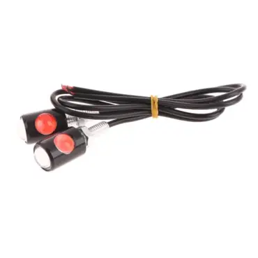 Поворотники LED красный свет черные - миниатюра 1