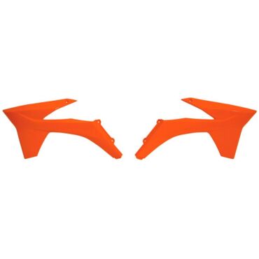Боковины радиатора SX SXF125 450 11 12 # EXC EXCF125 500 12 13 оранжевые - миниатюра 1