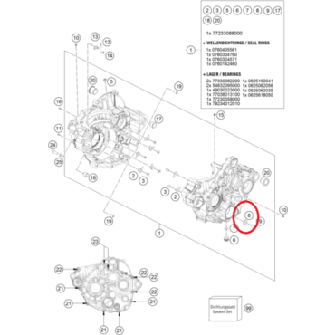 Шайба сливной пробки EXC530(11) - миниатюра 1