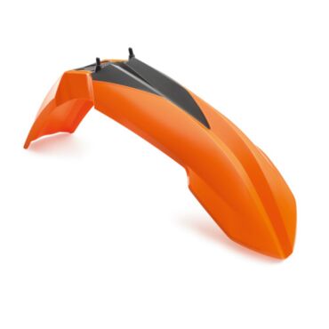 Крыло переднее оранжево черное KTM SX 08 12 / EXC 08 13 - миниатюра 1