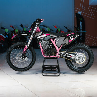 Мотоцикл кроссовый Zuumav FX K5 LITE 250CC Pink 21 18 - миниатюра 1