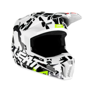 Leatt Шлем детский кроссовый 3.5 Zebra - миниатюра 1