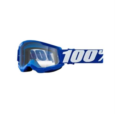 100% Очки подростковые Strata 2 Goggle Blue Clear Lens - миниатюра 1