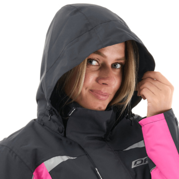 Dragonfly Дождевая куртка Evo Woman Black - Pink (мембрана) 2025 - миниатюра 1