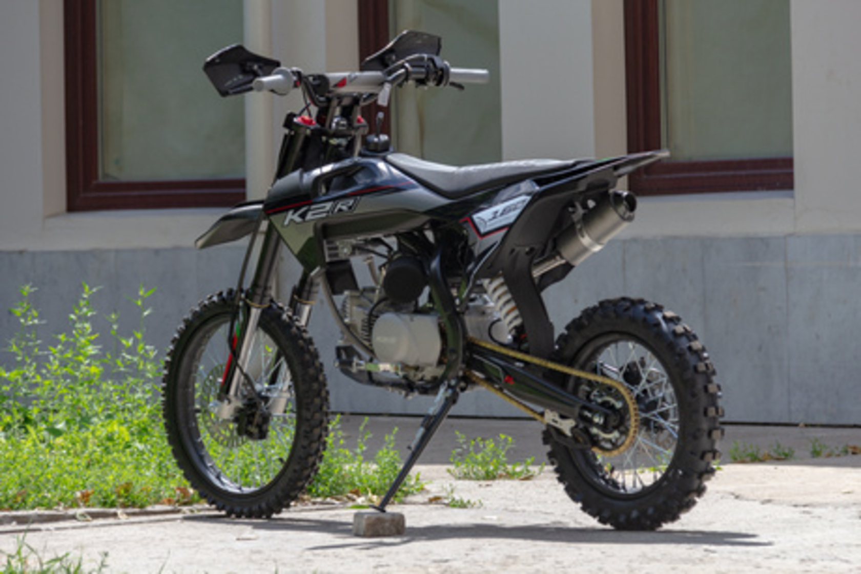 Питбайк K2R PF 160 Grey Black - фото 1