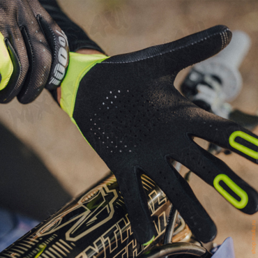 Мотоперчатки ITrack Glove Black Fluo Yellow 2026 - миниатюра 1