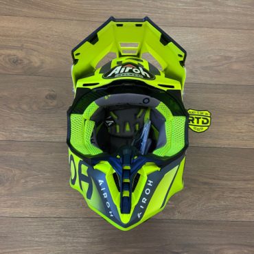 Шлем AIROH Twist 2.0 Lift Yellow Blue (Матовый)