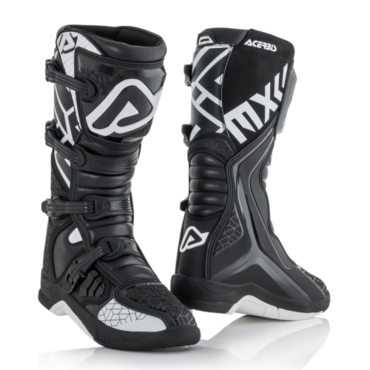 Мотоботы кроссовые Acerbis X TEAM Black White - миниатюра 1