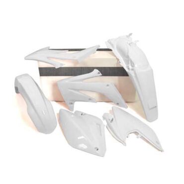 Комплект пластика белый Honda CRF250X 04 19  - миниатюра 1