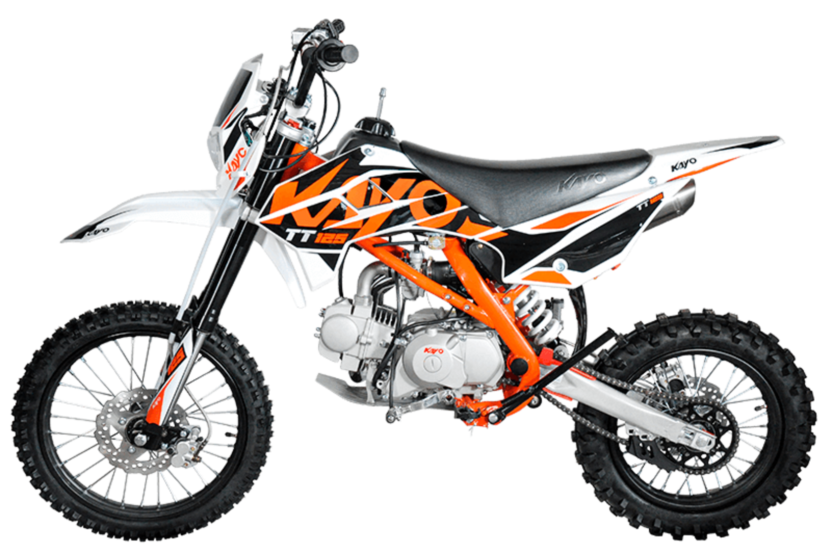 Питбайк KAYO BASIC TT125EA 17 14 KRZ (п автомат, эл. стартер) - фото 1