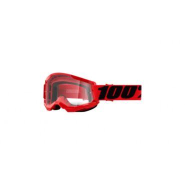 Очки 100% Strata 2 Red / Clear Lens - миниатюра 1