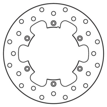 Диск тормозной передний Yamaha YZ125 88 97 / YZ250 88 98 - миниатюра 1