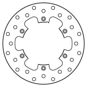 Диск тормозной передний Yamaha YZ125 88 97 / YZ250 88 98
