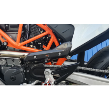 WINGS карбоновый теплозащитный экран KTM 690 ER SMCR 19 24 / Short - миниатюра 1