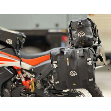 Tripfella Extreme Waterproof Saddle Bags SET ( 27 L+ 27 L ) комплект боковых сумок с крепежами // tfd 525 27х27 - миниатюра 1
