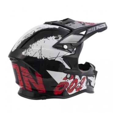 Beon Шлем B 602 Black White Red - миниатюра 1