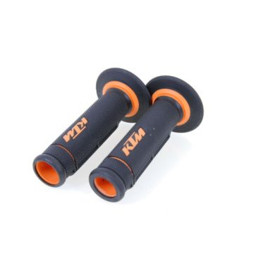 Грипсы двухкомпонентные KTM с открытым торцом