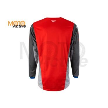 Джерси FLY RACING KINETIC KORE, красная серая - миниатюра 1