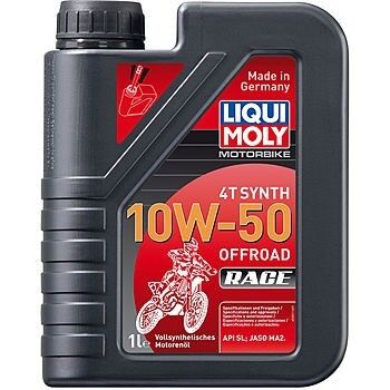 LIQUI MOLY синтетическое моторное масло 1л. Motorbike 4T Synth Offroad Race 10W50 ( 3051 )