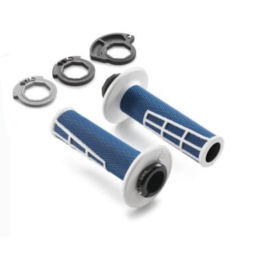 Грипсы Lock on синие с открытым торцом Husqvarna 17-  - миниатюра 1
