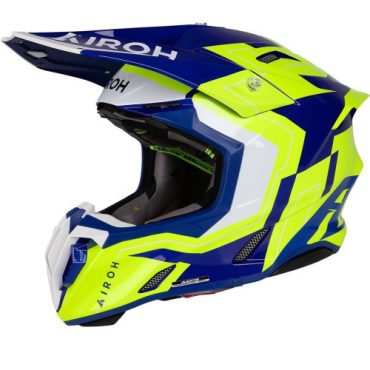 Шлем AIROH Twist 3 DIZZY Blue Yellow (Глянцевый)