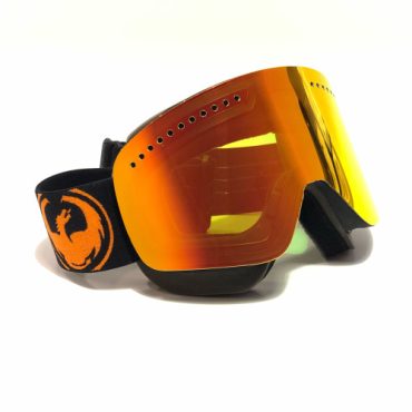Зимние очки для снегохода / зимнего мотокросса Dragon NFX Snowmo Orange Yellow Red Ion