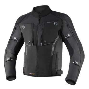 Мотокуртка текстильная Rebelhorn Borg, black (XL, Взрослая  Дорожная)