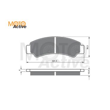 Тормозные колодки GOLD FREN Sintered S3 389 - миниатюра 1