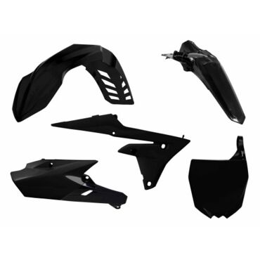 Комплект пластика с передней панелью черный Yamaha WRF250 YZ FX250 15 19 # WRF450 YZ FX450 16 18  - миниатюра 1