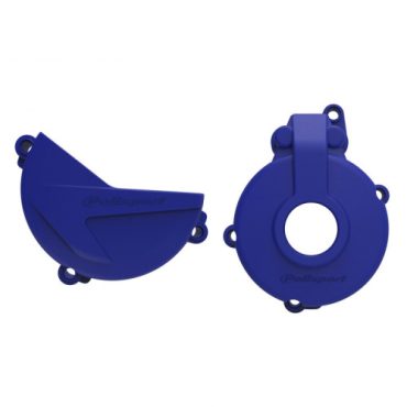 Комплект защиты крышек сцепления и генератора Polisport SEF250 300 (14>) (син.)