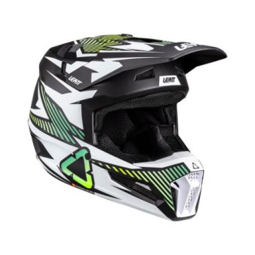 Leatt Шлем кроссовый 3.5 V26 Storm Teal + очки Vizion 3.5