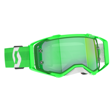 Scott Очки Prospect green white green chrome works - миниатюра 1