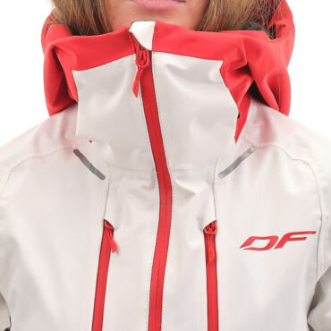 Dragonfly Куртка утепленная Gravity Premium WOMAN Gray Red Fluo - миниатюра 1