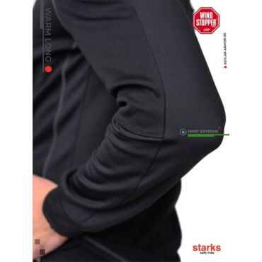 Starks Термокофта Warm Long Shirt Extreme мужская Черная - миниатюра 1