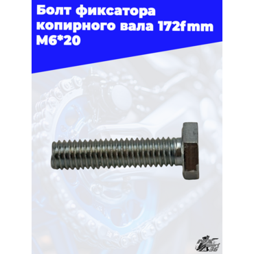 Болт фиксатора копирного вала 172fmm M6*20 - миниатюра 1