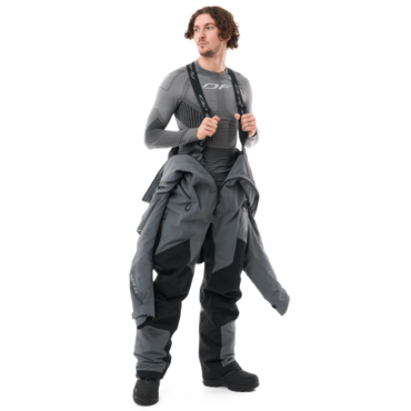 Dragonfly Комбинезон утепленный Extreme 2.0 Man Grey - Black 2025 - миниатюра 2