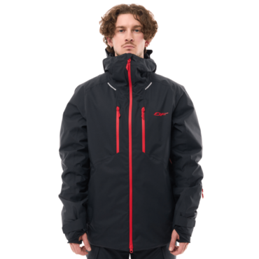 Dragonfly Куртка горнолыжная утепленная Gravity Man Black - Red 2025 - миниатюра 1