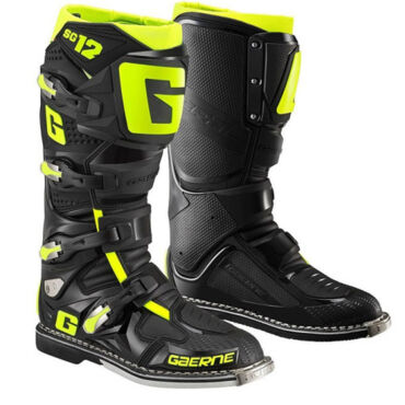 Мотоботы GAERNE SG 12, Black Yellow Fluo - миниатюра 1